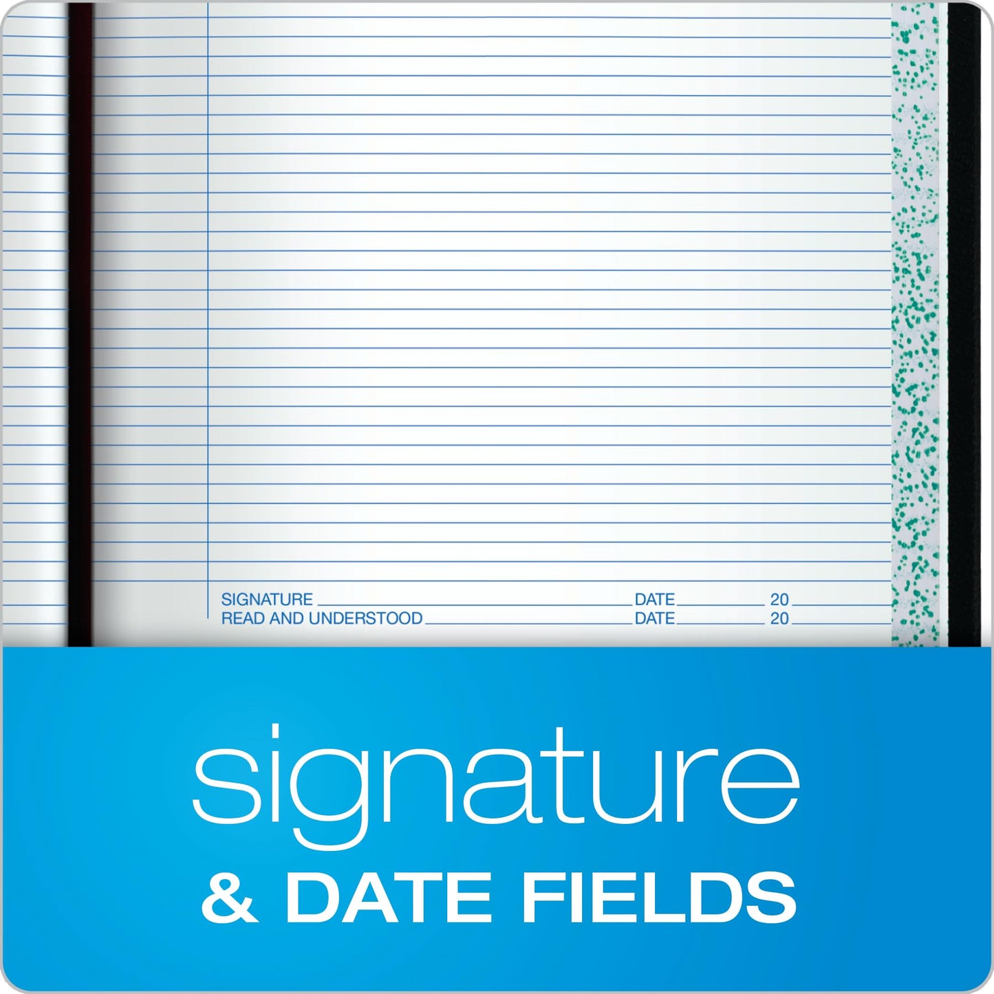 Boorum & Pease L21150R Laboratory Record Book,150 Pages,8-1/8-Inch x10-3/8-Inch,Black/Red