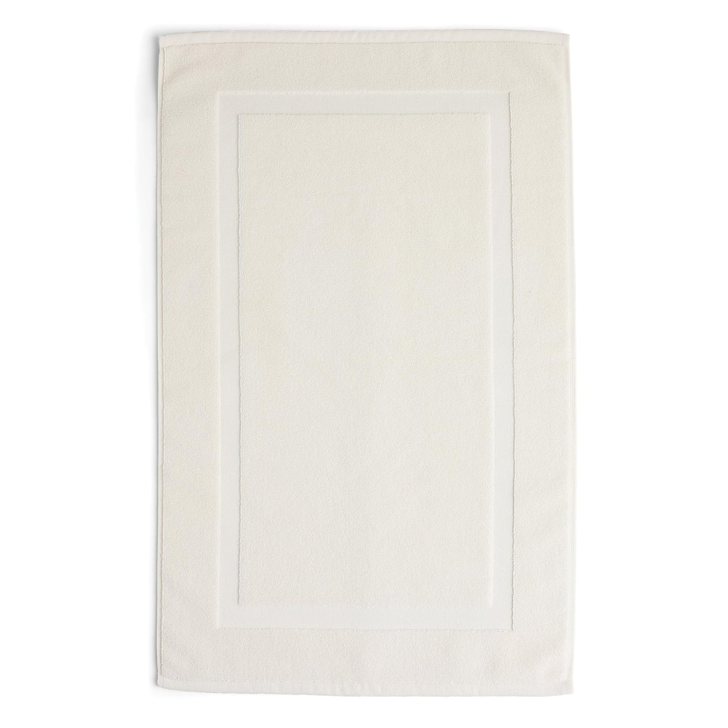 Preston Lane Douro Bath Mat – 100% Cotton, Plush & Absorbent Quick-Dry Bathroom Rug – Hotel-Quality Floor Mat for Shower or Tub, Made in Portugal, Alabaster