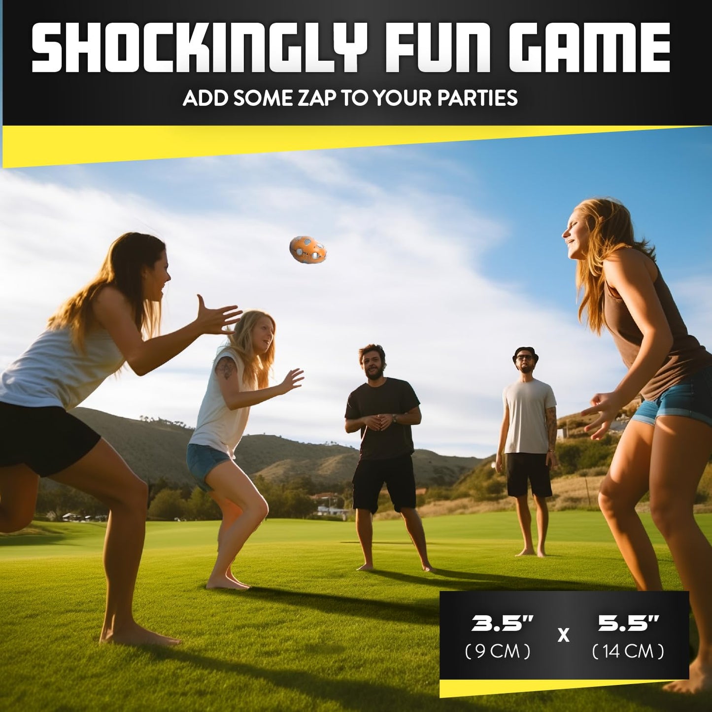 Lightning Reaction Shocktato Party Game - The Hilariously Funny Game of Shocking Potato - Gag Gifts and Stocking Stuffers for Teens