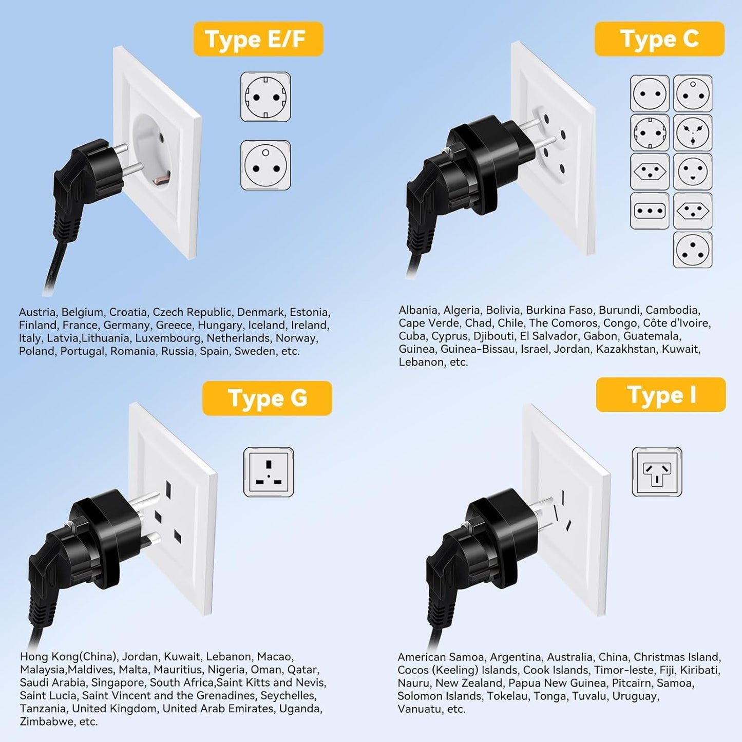 HYTED 1600W Voltage Converter 220V to 110V - Power American Appliances Overseas, Pure Sine Wave, Plug & Play, No Limitations, Surge Protection - High Power Step Down Transformer US to EU/UK/AU/Asia