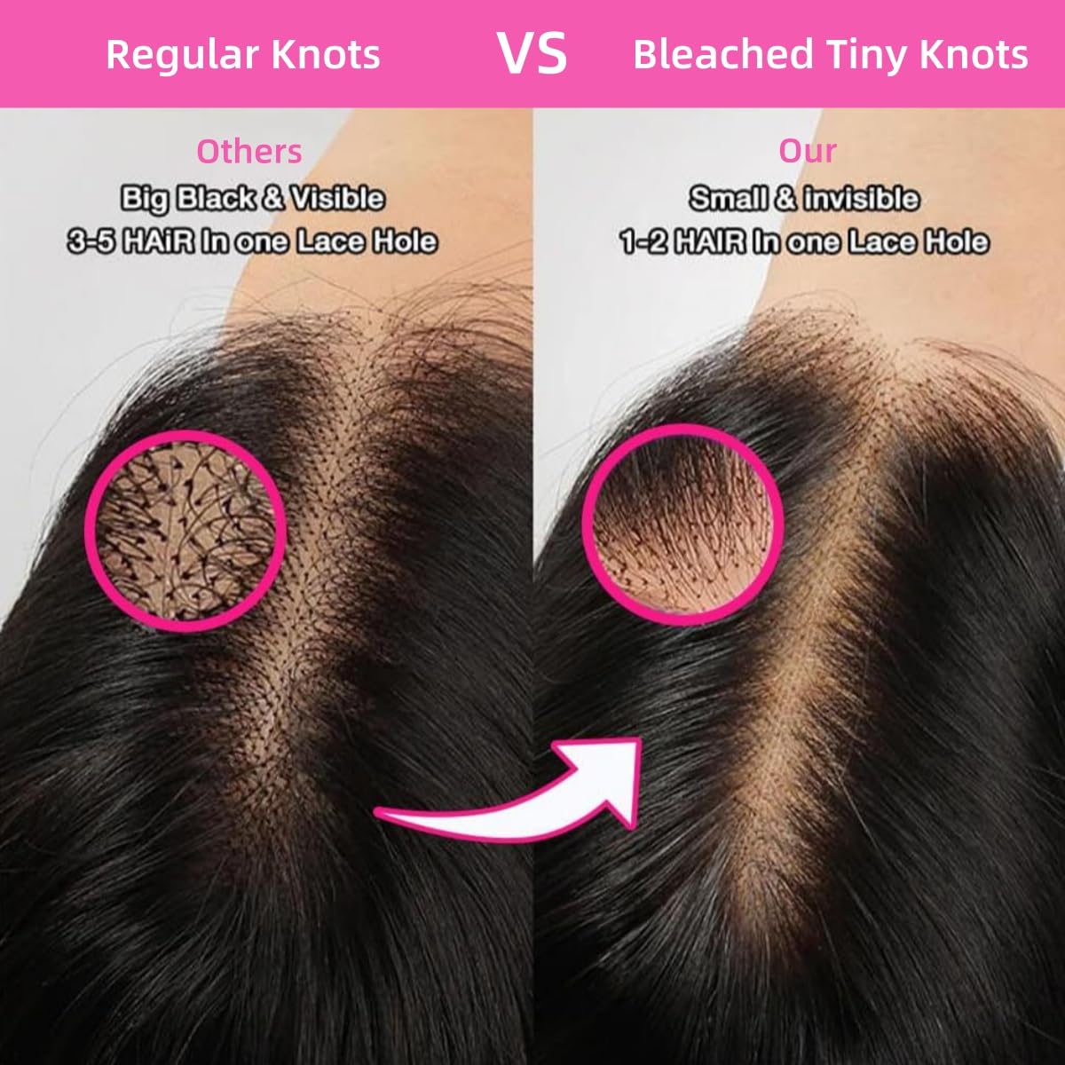 snv 5x5 HD Lace Closure Wigs Human Hair 220 Density Upgraded Tiny Knots Real Pre Bleached Glueless Wigs Human Hair Ready to Wear Deep Wave Closure Wig 24inch Curly Wigs for Black Women