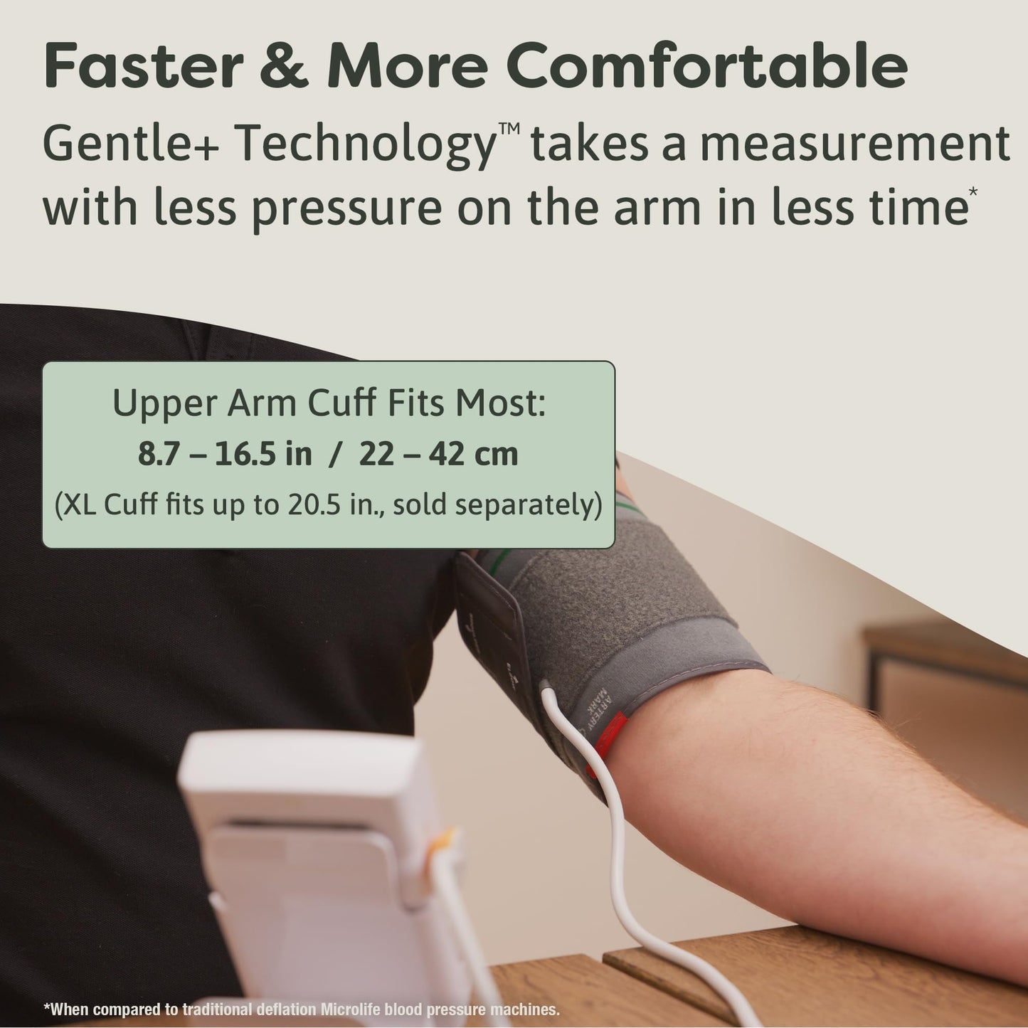 Microlife Series 800 Smart Upper Arm Blood Pressure Monitor for 2 Users, Wide Range Cuff Fits Standard to Large Adult Arms, Bluetooth Connect to Health App (iOS and Android Compatible)