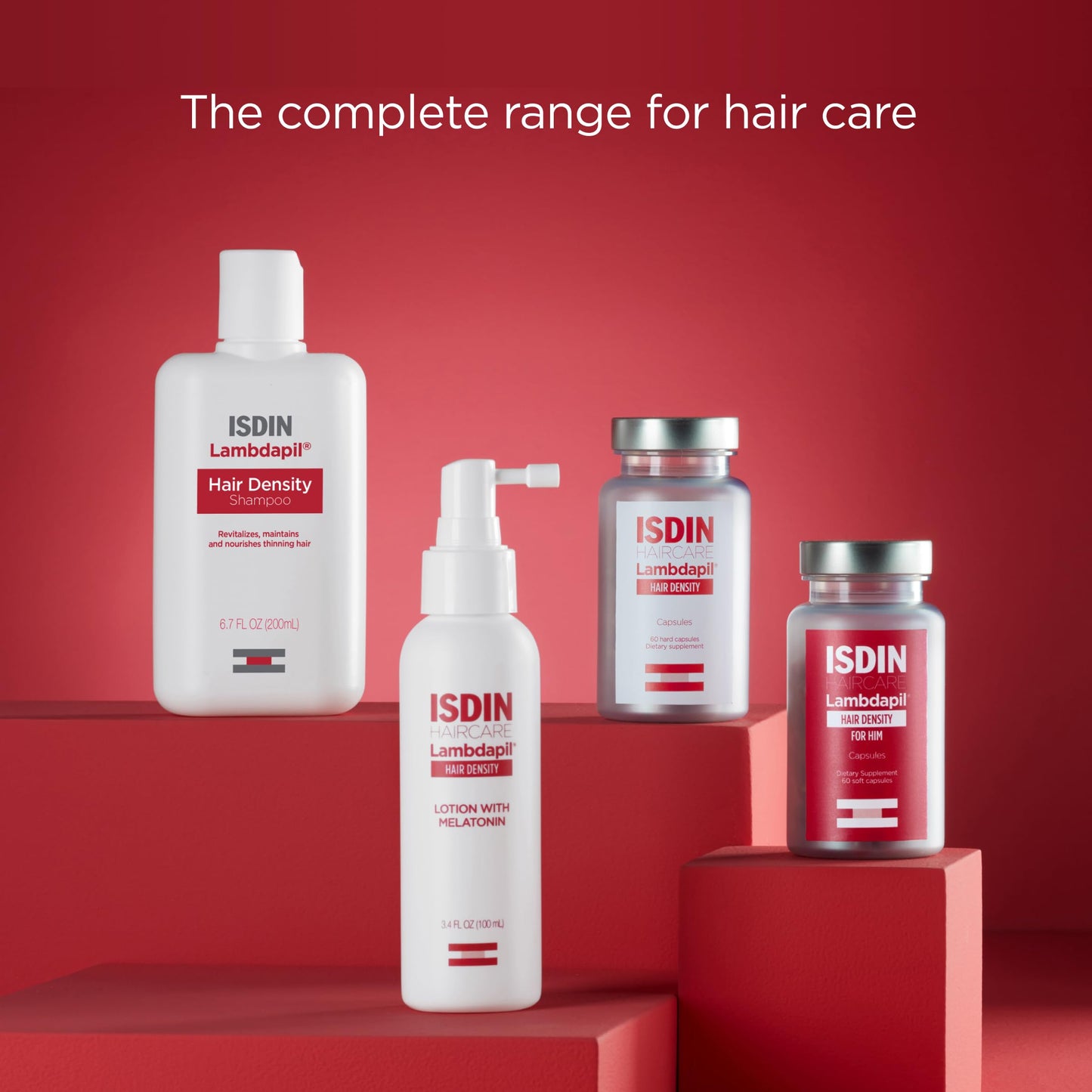 ISDIN Lambdapil Hair Loss Shampoo, Revitalizes and Nourishes Thinning Hair for Fuller Thicker Hair, 6.7 Fl Oz