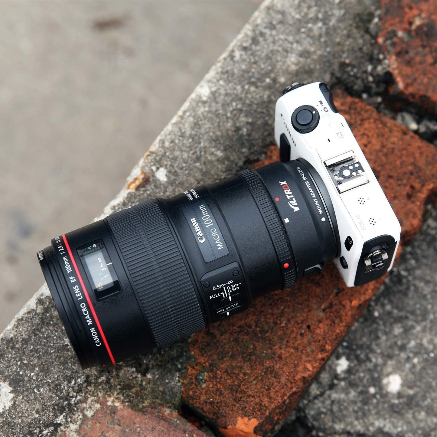 EF-EOS M Lens Adapter Auto-Focus Lens Converter Ring Compatible for Canon EF/EF-S Lens and Canon EOS-M (EF-M Mount) Camera EOS M M2 M3 M5 M6 M10 M50 M100