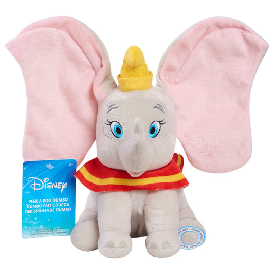 Disney Peek-A-Boo Dumbo Interactive Plush, Officially Licensed Children's Toy for Ages 2 Up, Gifts and Gifts