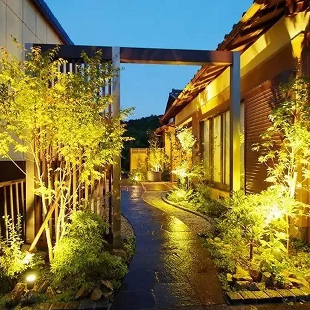 Haian Support Water Resistant PAR36 LED Landscape Bulb,9W 900LM 3000K Warm White,12V AC/DC,4 Pack,Ideal for Landscape Lighting, Off-Road & RV Vehicles, Tractors