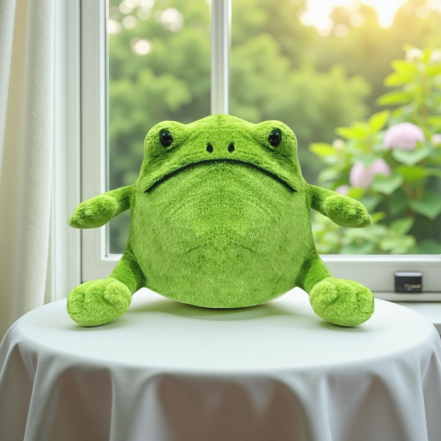 Green Frog Stuffed Animal, Amphibian Plush Toy - Classic Children's Gift (12-inch)