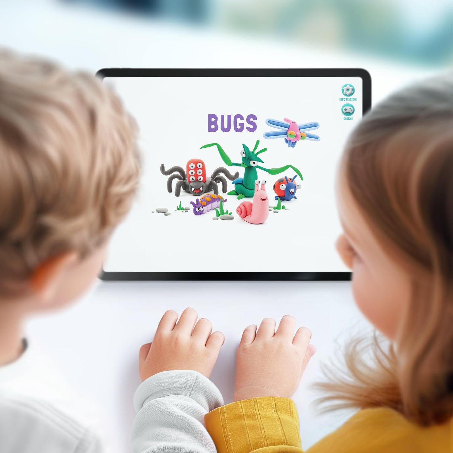HEY CLAY - Insect Set - Colorful Dry Clay Kit for Kids - 15 Cans & Carving Tools with Fun Interactive Instructions App, Multi-Color