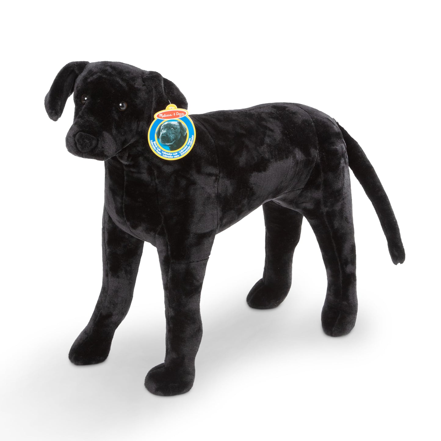 Melissa & Doug Giant Black Lab - Lifelike Stuffed Animal Dog (Over 2 feet Tall)