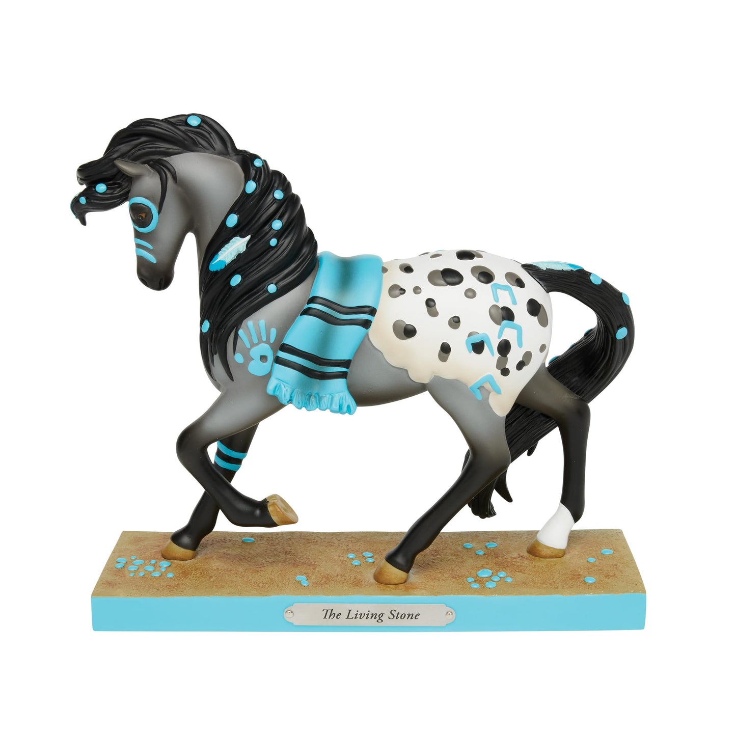 Enesco The Trail of Painted Ponies The Living Stone Horse Figurine, 7.4 Inch, Multicolor