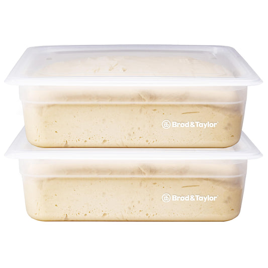 Brod & Taylor Proofing Container (2 Pack) With 6L Capacity, Fits Up to 3000 Grams of Dough – Dough Rising Box for Bread, Sourdough & Pizza (Dishwasher Safe, BPA-Free)