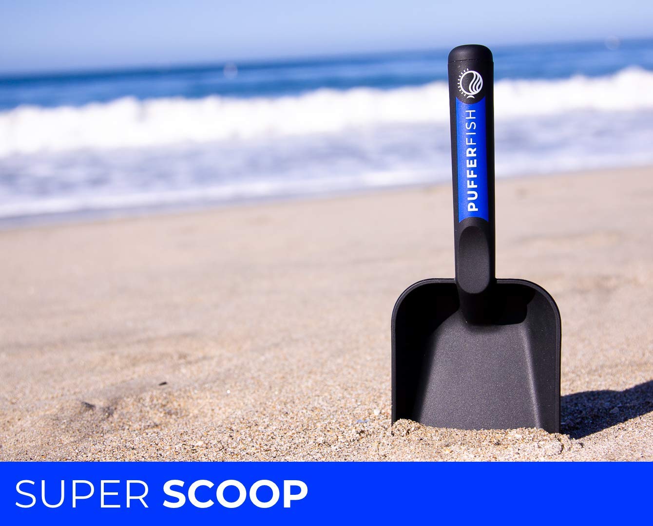 PUFFERFISH Sand Castle KIT - PRO-Quality Tools for Building Amazing Sand Castles, Including Bucket, Big Beach Shovel, and Super Scoop Made from Recycled Fishing nets