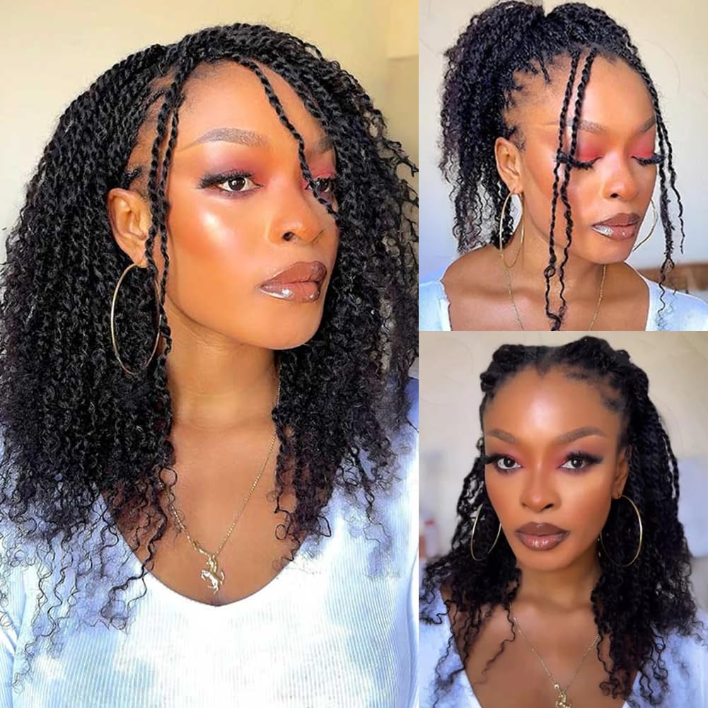 QVR Afro Kinkys Bulk Human Hair for Dreadlocks Extensions Repair Locs, Twist Braiding Afro Kinky Human Hair for Locs 1 Pack 50 Gram Natural Black Color 12 inches