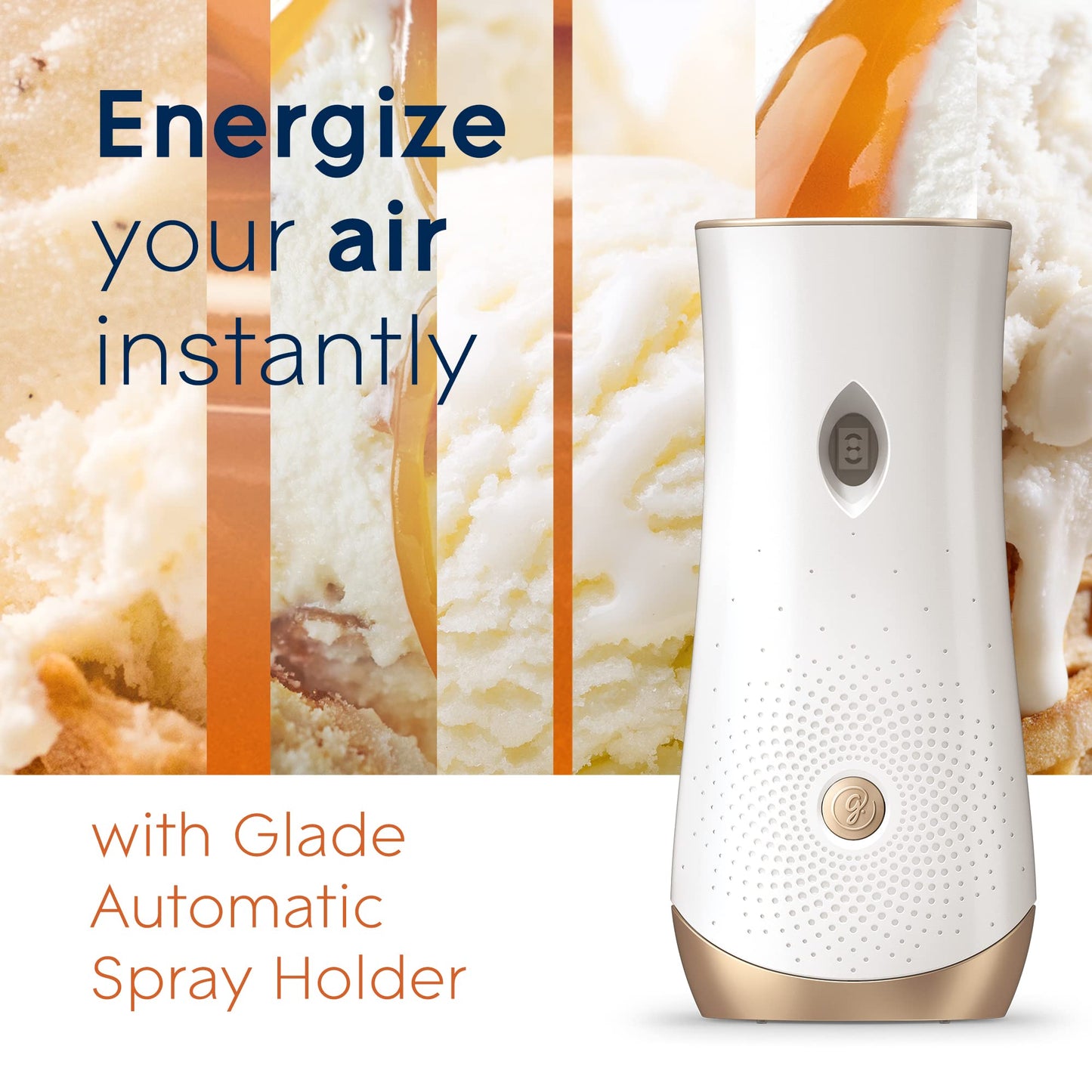 Glade Automatic Spray Refill, Air Freshener for Home and Bathroom, Vanilla Caramel Twist, 6.2 Oz, 6 Count