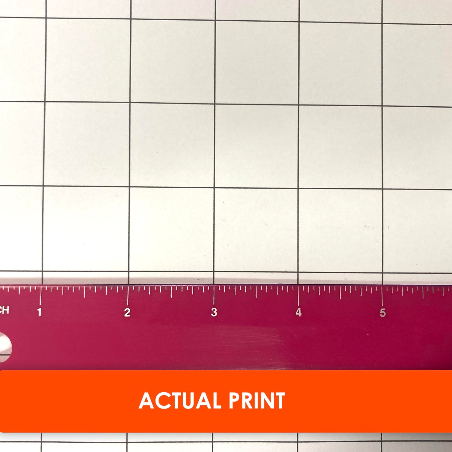 Geyer Instructional 1 Inch Graph Paper Roll – 36” x 100’ Black Grid, Large Format Blueprint Paper, 24 lb Bond for Classroom, STEM, Math & Design Projects
