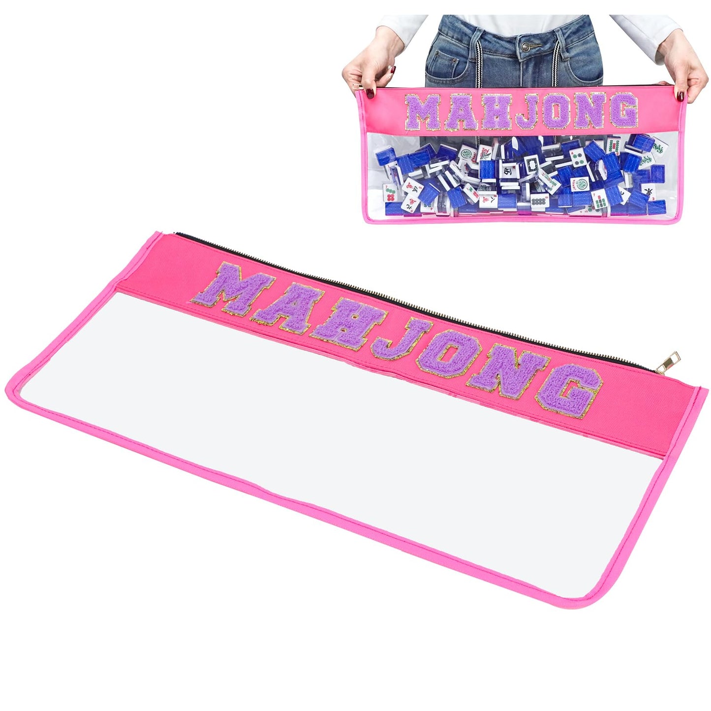 GUSTARIA Empty Mahjong Bag, Mahjong Case for American Mahjong Set (Case Only)