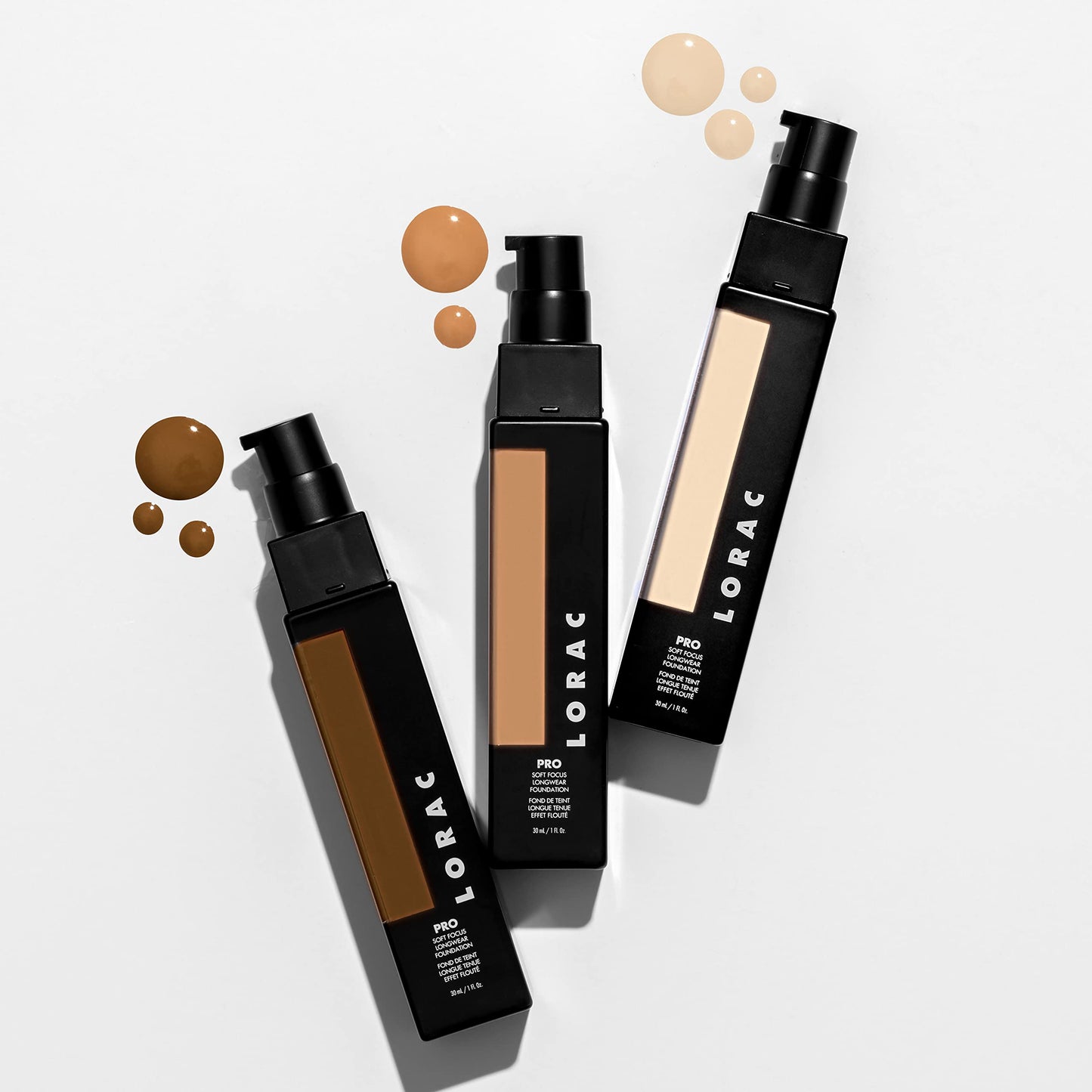 LORAC PRO Soft Focus Longwear Foundation, Shade 3| Full Coverage | Lightweight | Water-Resistant | Oil-Free