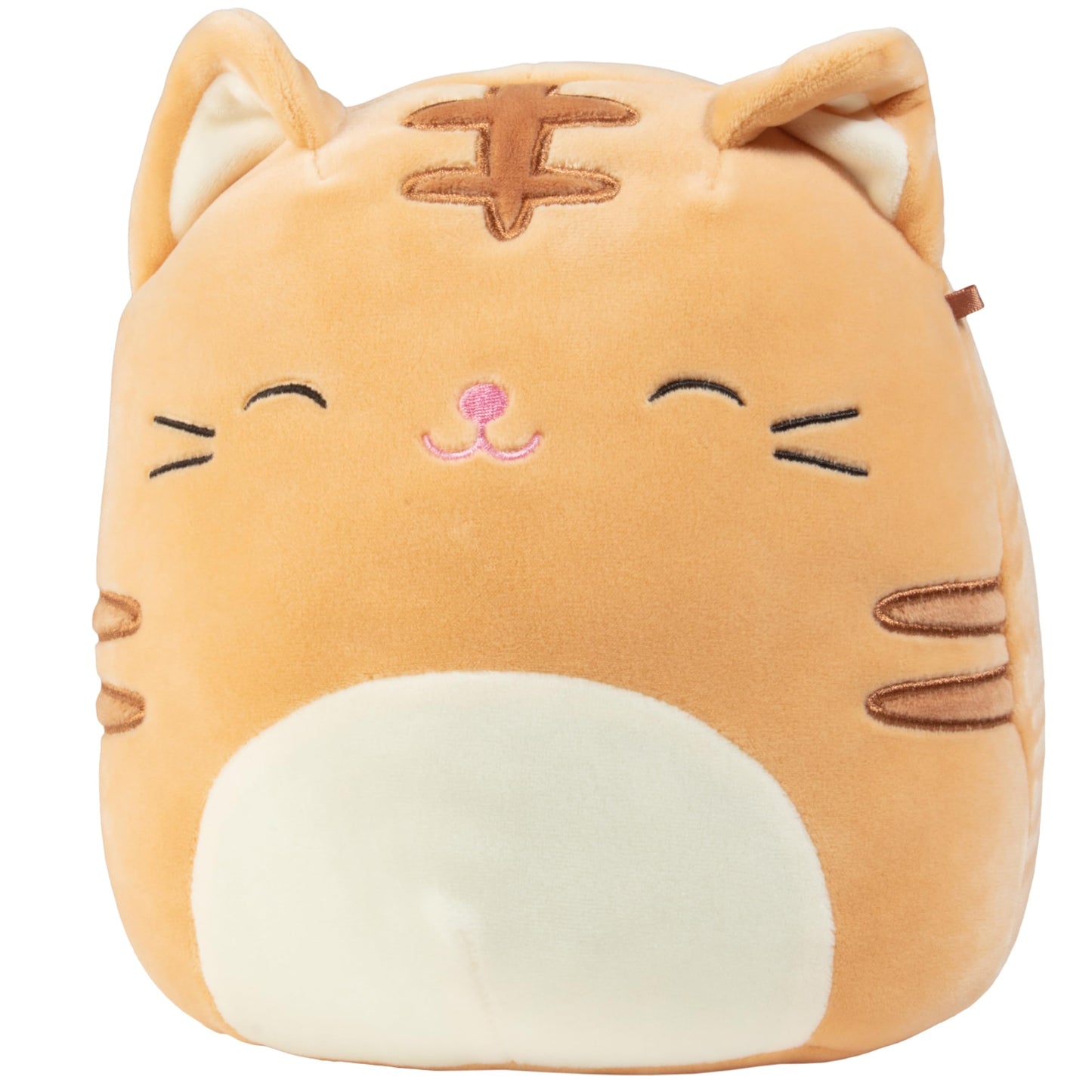 Squishmallows 8" Nathan The Orange Cat - Official Jazwares Plush Toy - Collectible Soft and Squishy Kitty Plush Toy Gift for Kids Girls and Boys
