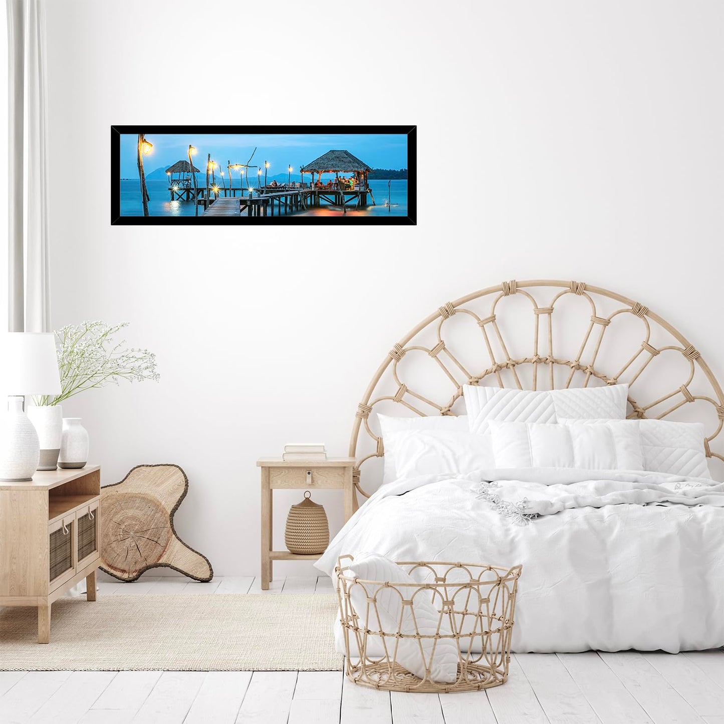 JCJMY 13x39 Picture Frame Black for Puzzles Poster Photo Picture, Horizontal and Vertical Formats for Wall Hanging, 13 x 39 Wall Gallery Poster Photo Puzzles Frame for 13 by 39 Photos Posters, Black
