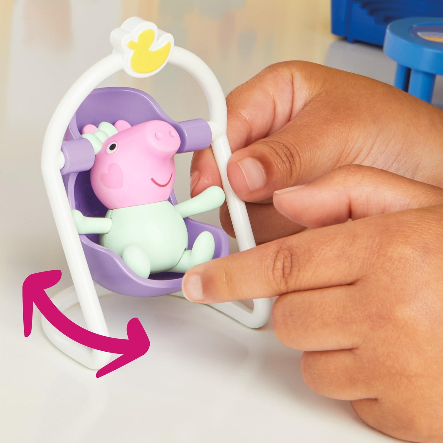 Peppa Pig Peppa's Big Family House Playset with 3 Figures, 11 Accessories, 2025 Version with Baby Evie, Preschool Toys for Girls and Boys 3 and Up