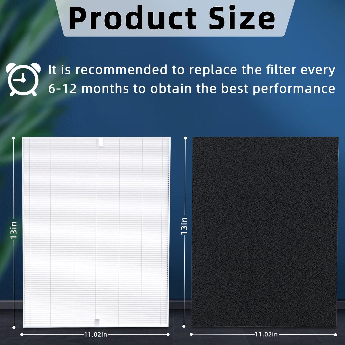 Amboseli 8 Pack C545 H13 HEPA Replacement Filter S Compatible with Winix C545 Air Purifi-er, Replaces Part 1712-0096-00 and 2522-0058-00