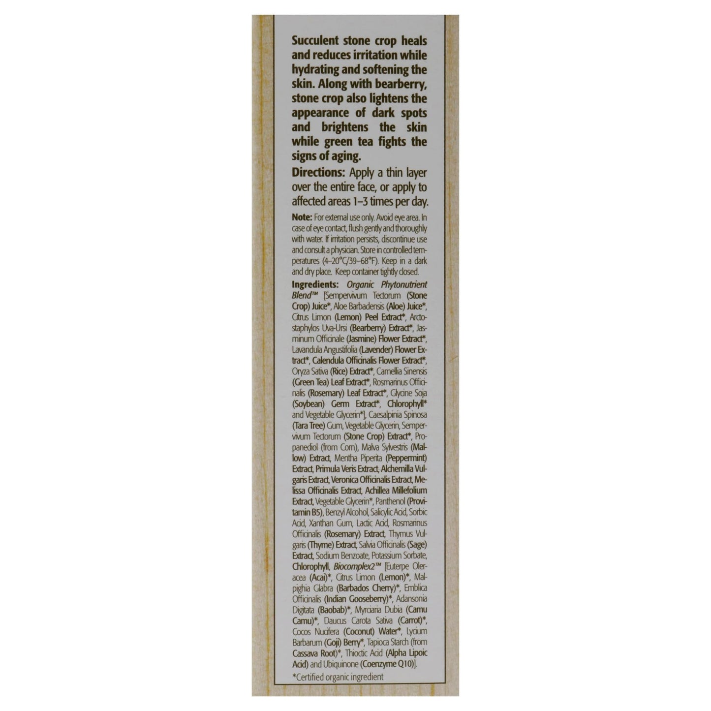 Stone Crop Serum by Eminence for Unisex - 1 oz Serum