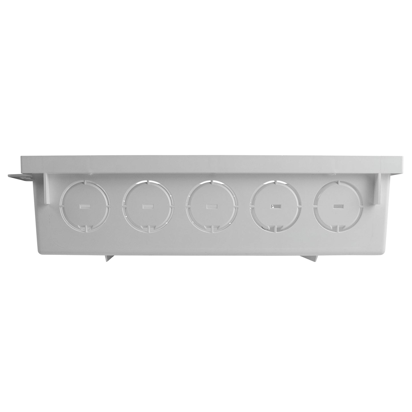 Legrand - OnQ 20 Inch Media Enclosure, Wifi Electrical Box, Cable Management Box for Distribution of Networking Service, Recessed Media Box Lets Signal Through, White, ENP2050-NA