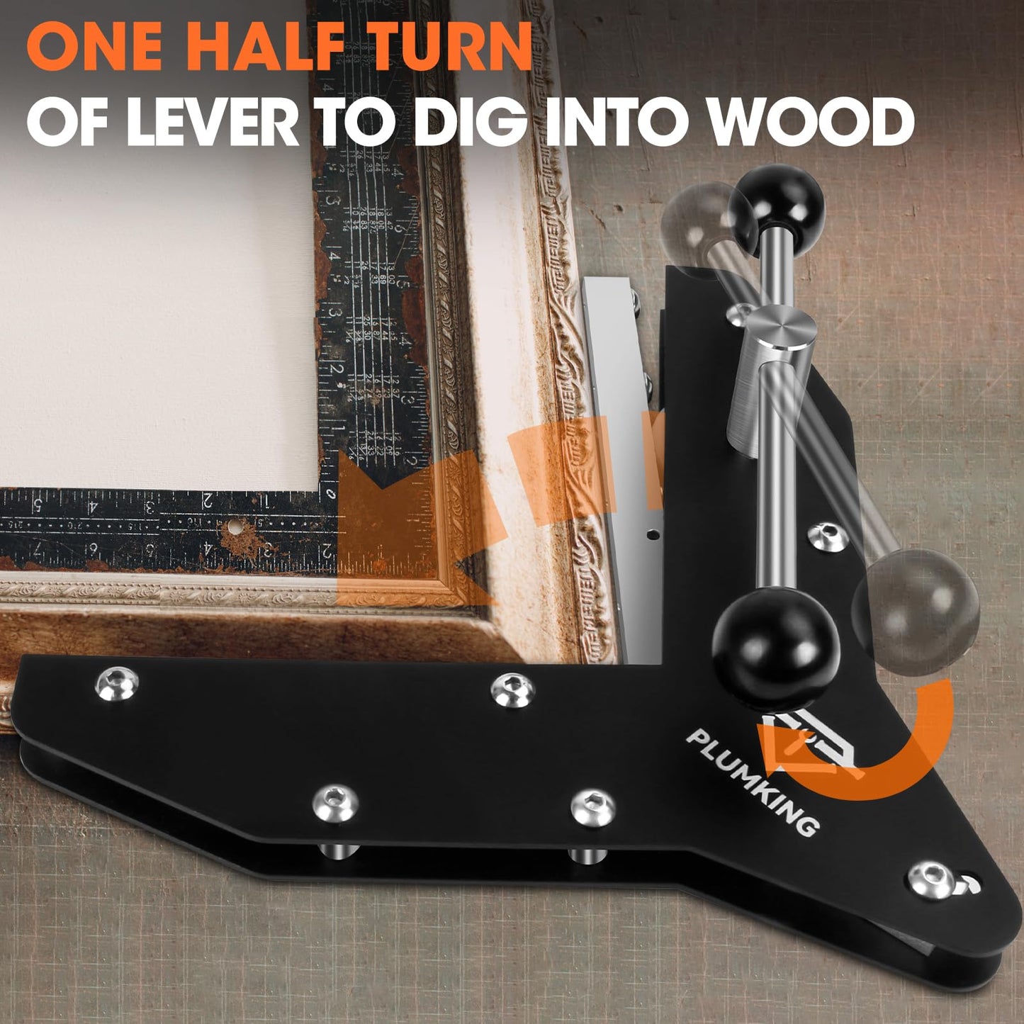 Miter Clamps for woodworking, Corner Clamps for Making Window Casing, Door Casing, Picture Frames, Cabinet Trim