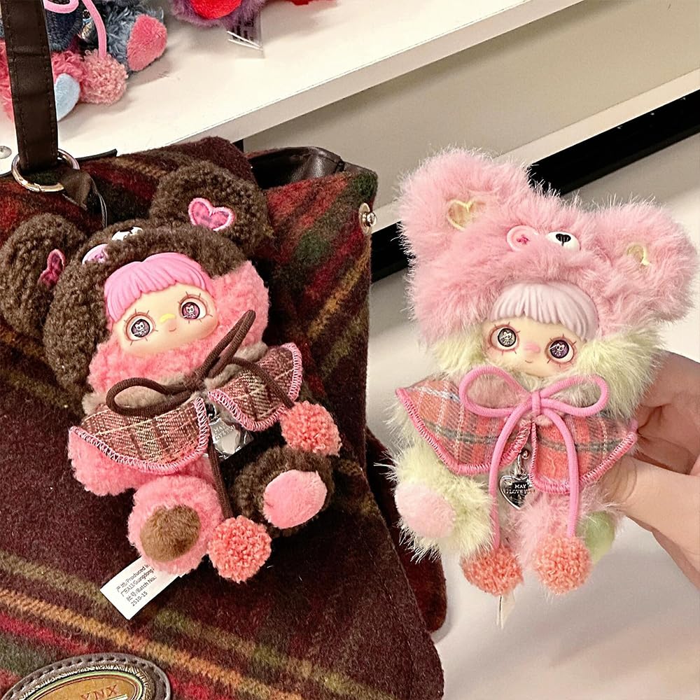 WINKLOORI Maymei Tiny Bear Cookie Series Mini Blind Box 1PC(1 of 9 Possible Styles) Cute Keychain Figures Collectible Toys Birthday Gifts (1Pcs Blind Box)