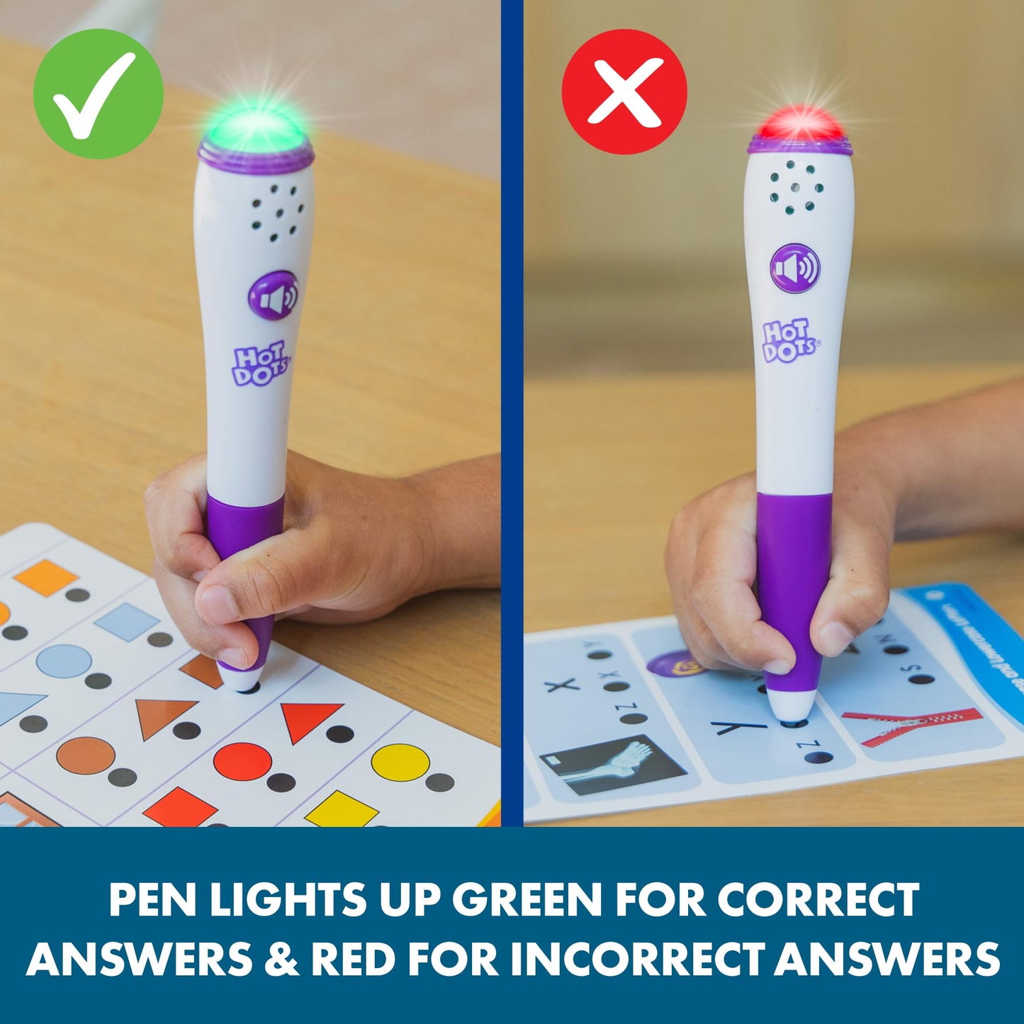Educational Insights Hot Dots Jr. Getting Ready for School Set with Interactive Pen, Reading & Math Workbooks, 160 Lessons for Homeschool & Classroom, Ages 3+
