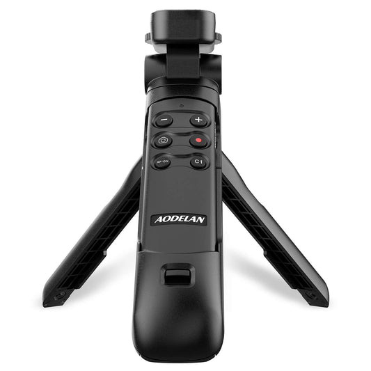 AODELAN Wireless Shooting Grip Tripod with Remote Control for Vlogging, for Sony ZV-E10,ZV-1F, ZV-E10 II, a6100, a6400, a6600, a7 III, a7R III, a7R IV, a9, a9 II, Replace Sony GP-VPT2BT