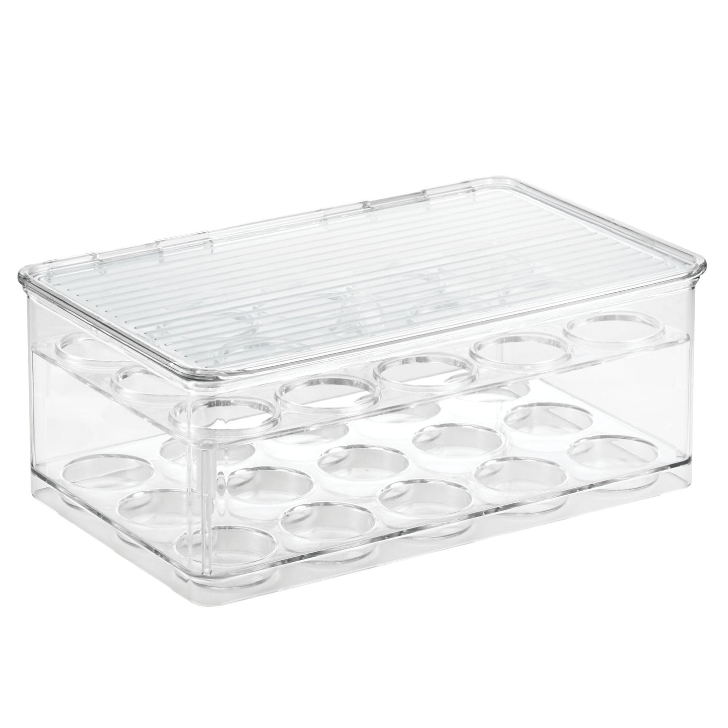 iDesign Stackable Coffee Pod Holder for K-Cup Pods - 29 K-Cup Capacity - Set of 2 - Clear