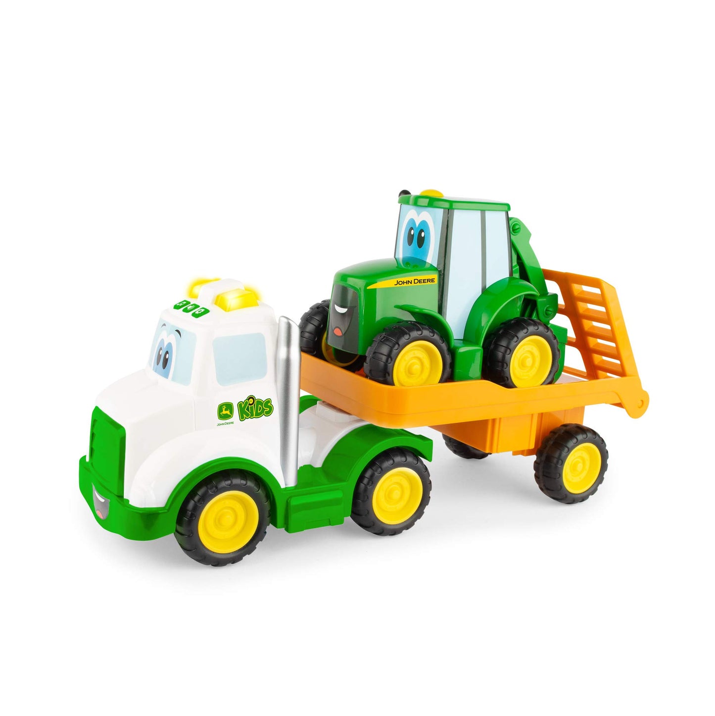 John Deere Tomy Farming' Friends Toy Hauling Set for Kids, Multi