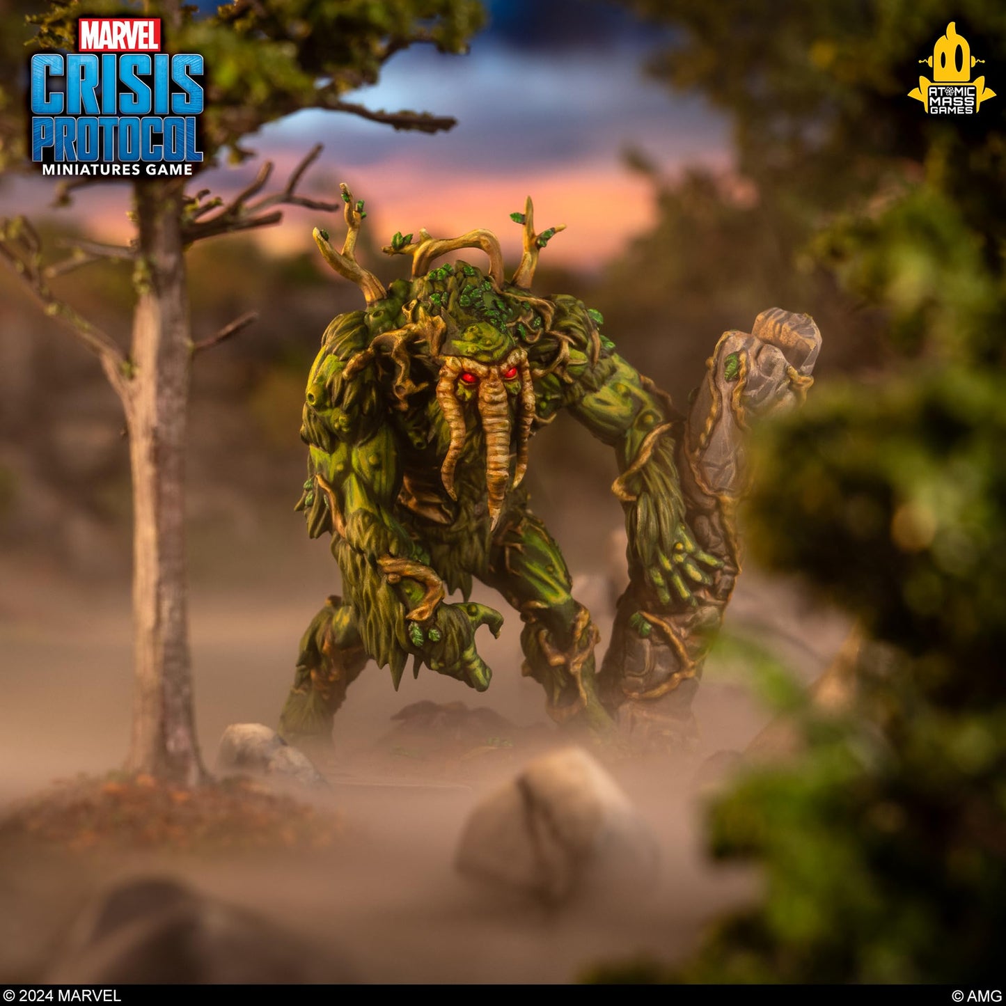 Marvel: Crisis Protocol Elsa Bloodstone & Man-Thing Character Pack - Adds New Legion of Monsters Leadership! Tabletop Superhero Game, Ages 14+, 2 Players, 90 Min Playtime, Made by Atomic Mass Games