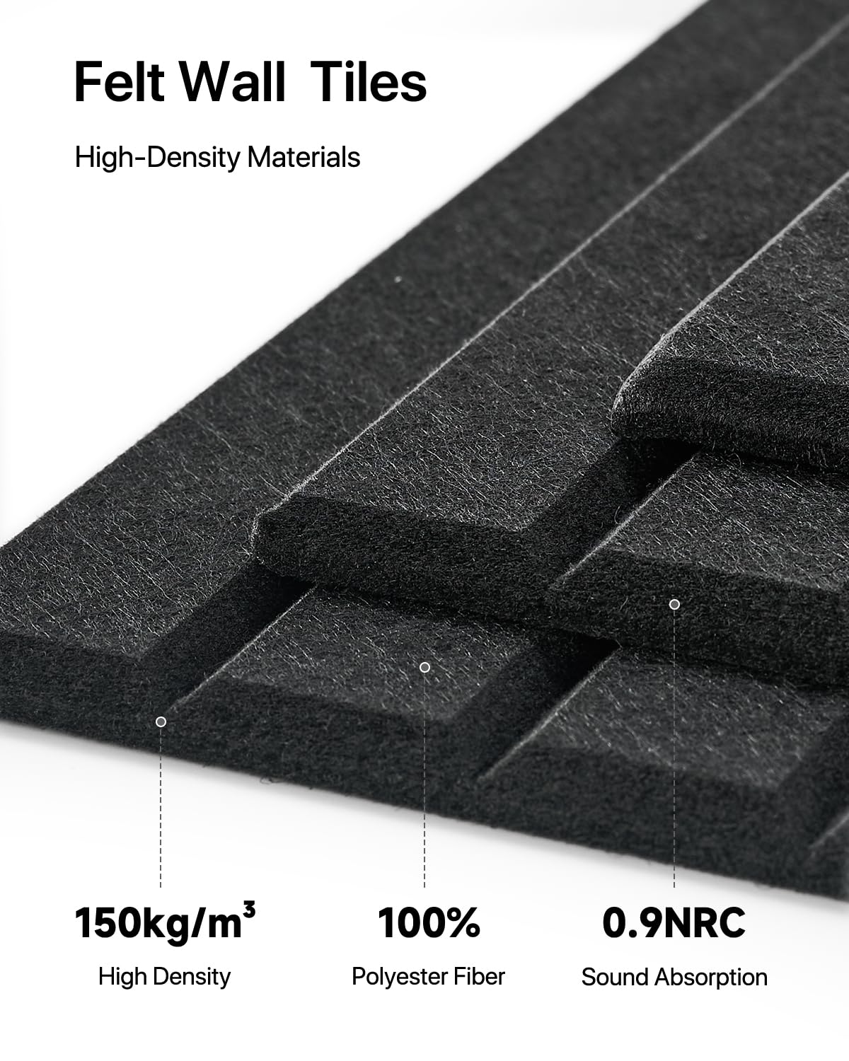 Acoustic Panels 12 Pack Square Soundproof Wall Panels with 60 Adhesive Tapes, High Density Acoustic Foam Panels Sound Proof Foam for Home Office, Recording Studio, Ceiling, 12" X 12" X 0.4"