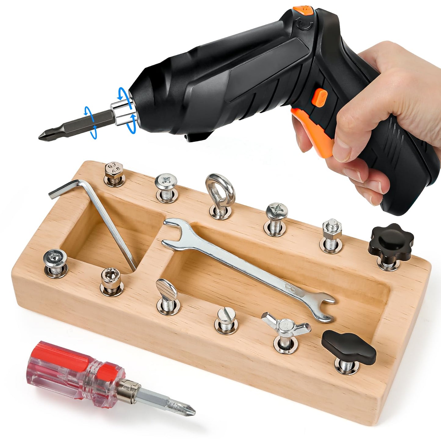SANANTMontessoriScrewdriverBoardSet
