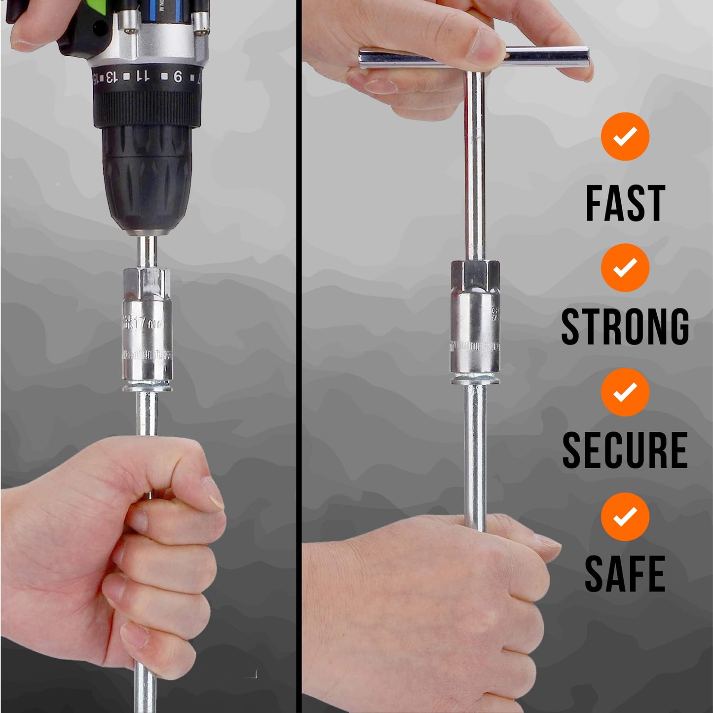 Trampoline Anchors High Wind Heavy Duty - 12" Set of 8 - Trampoline Anchor Kit - Trampoline Stakes Anchors High Wind - Ground Anchors Heavy Duty - Trampoline Wind Stakes - Ground Stakes Heavy Duty
