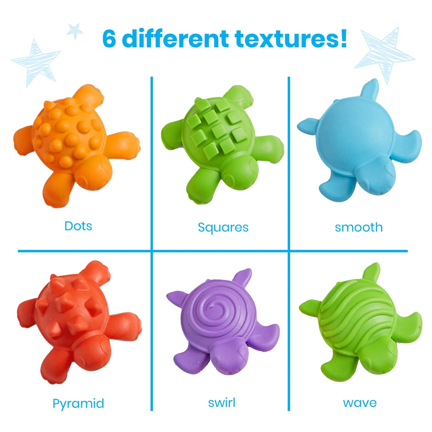 Learning Resources Maths Activity Set Tactile Turtles Numbers Learning for Toddlers, Math Counter for Children, Colour Sorting Toy, Sensory Game with Turtles, Montessori
