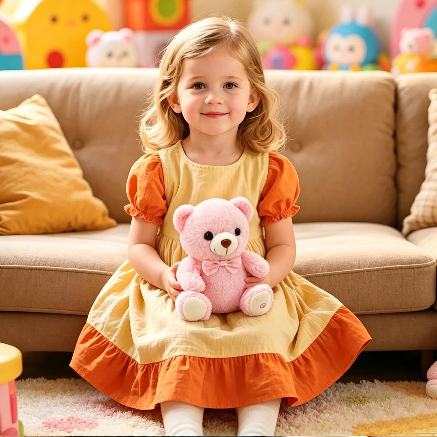 BSTAOFY Light up Pink Bear