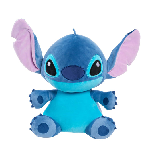 Disney Classics 14-inch Stitch, Comfort Weighted Plush, Officially Licensed Kids Toys for Ages 3 Up, Gifts and Presents