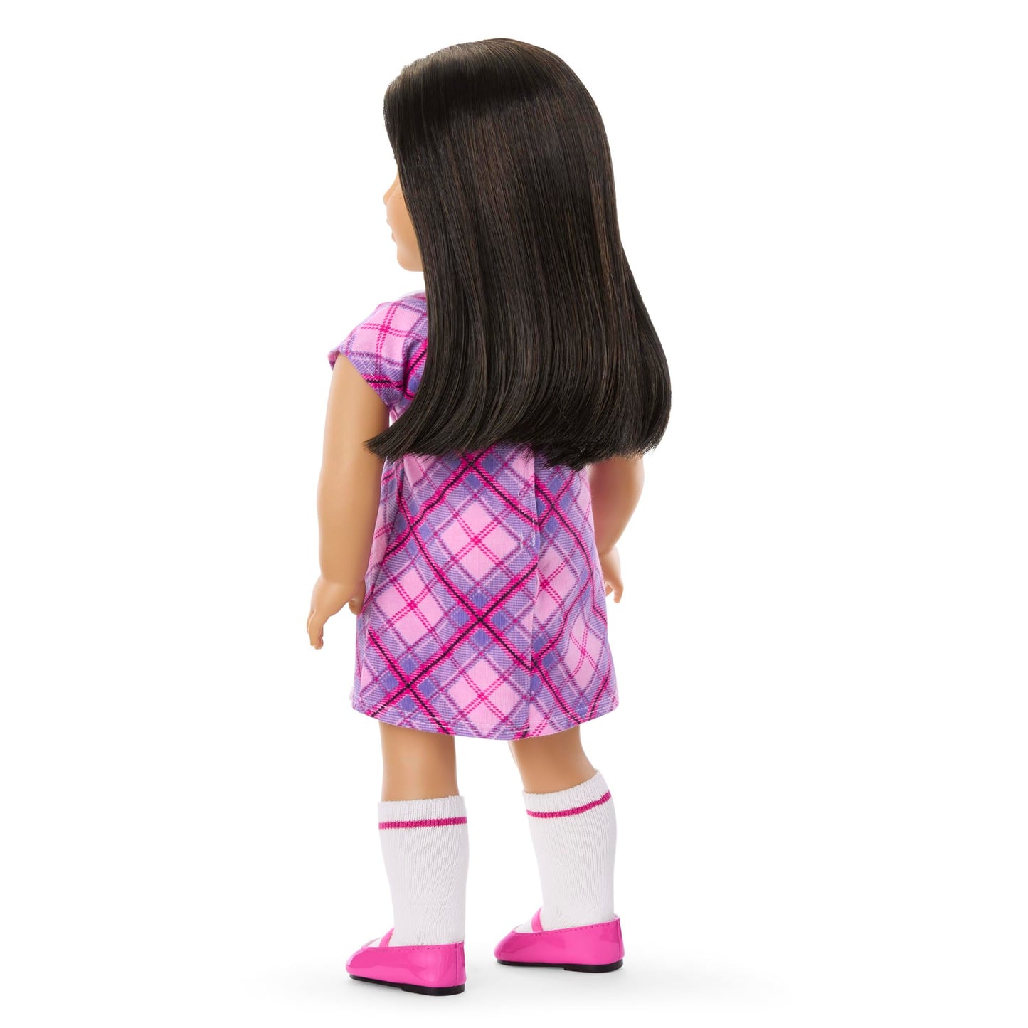 American Girl Truly Me 18-inch Doll #128 w/Green Eyes, Blk-Br Hair, Lt-to-Med Skin & Warm Undertones + Freckles, for Ages 6+