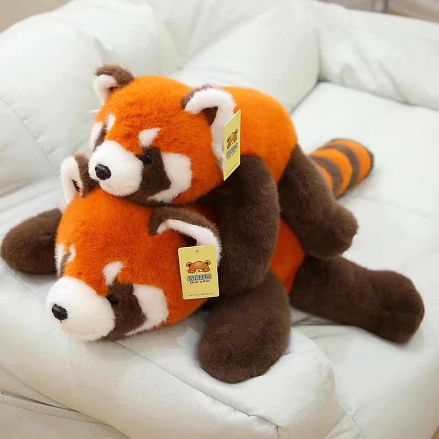 Ditucu Red Panda Stuffed Animal Realistic Plush Toys Cute Soft Hugging Plushies Gifts for Kids 16 inch