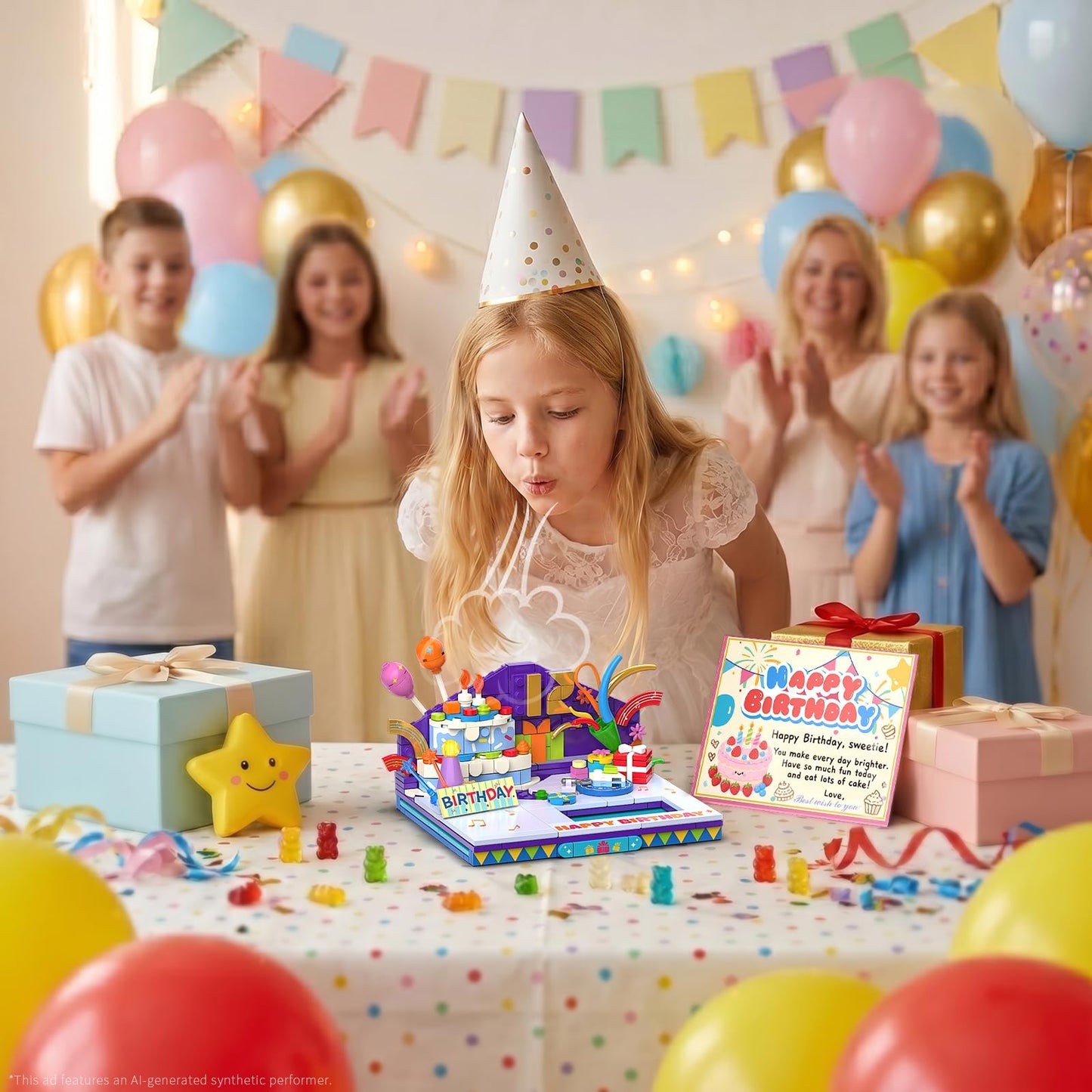 JAKI Building Block Birthday Cards 3D Birthday Cards