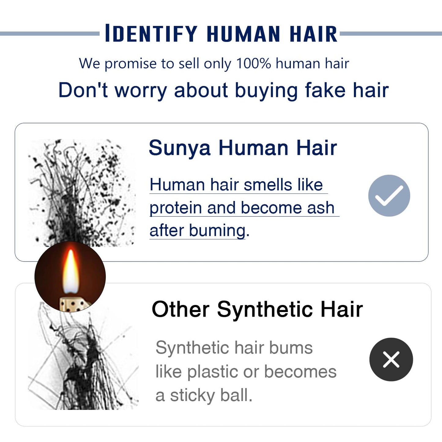 Sunya Clip in Hair Extensions Real Human Hair Natural Black Human Hair Clip in Extensions Double Weft Human Hair Clip ins Straight Hair Extensions Clip ins 18 Inch #1B 8Pcs/120g