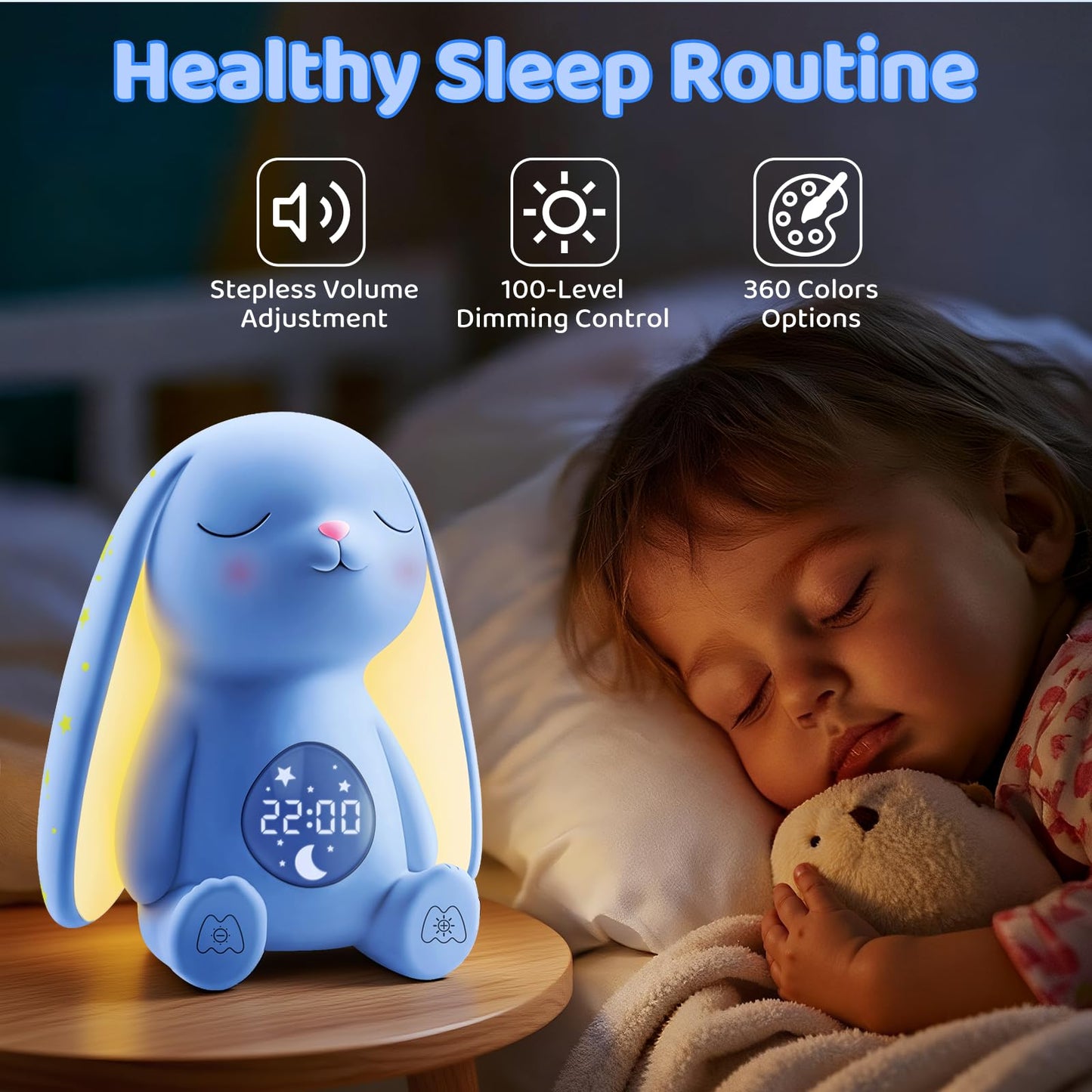 2025 Mom's Choice Awards | White Noise Sound Machine Baby with Night Light, Cry Detection,100 Soothing Sounds, App Control, 150% Battery Life, 50% Faster Sleep, Newborn Essentials