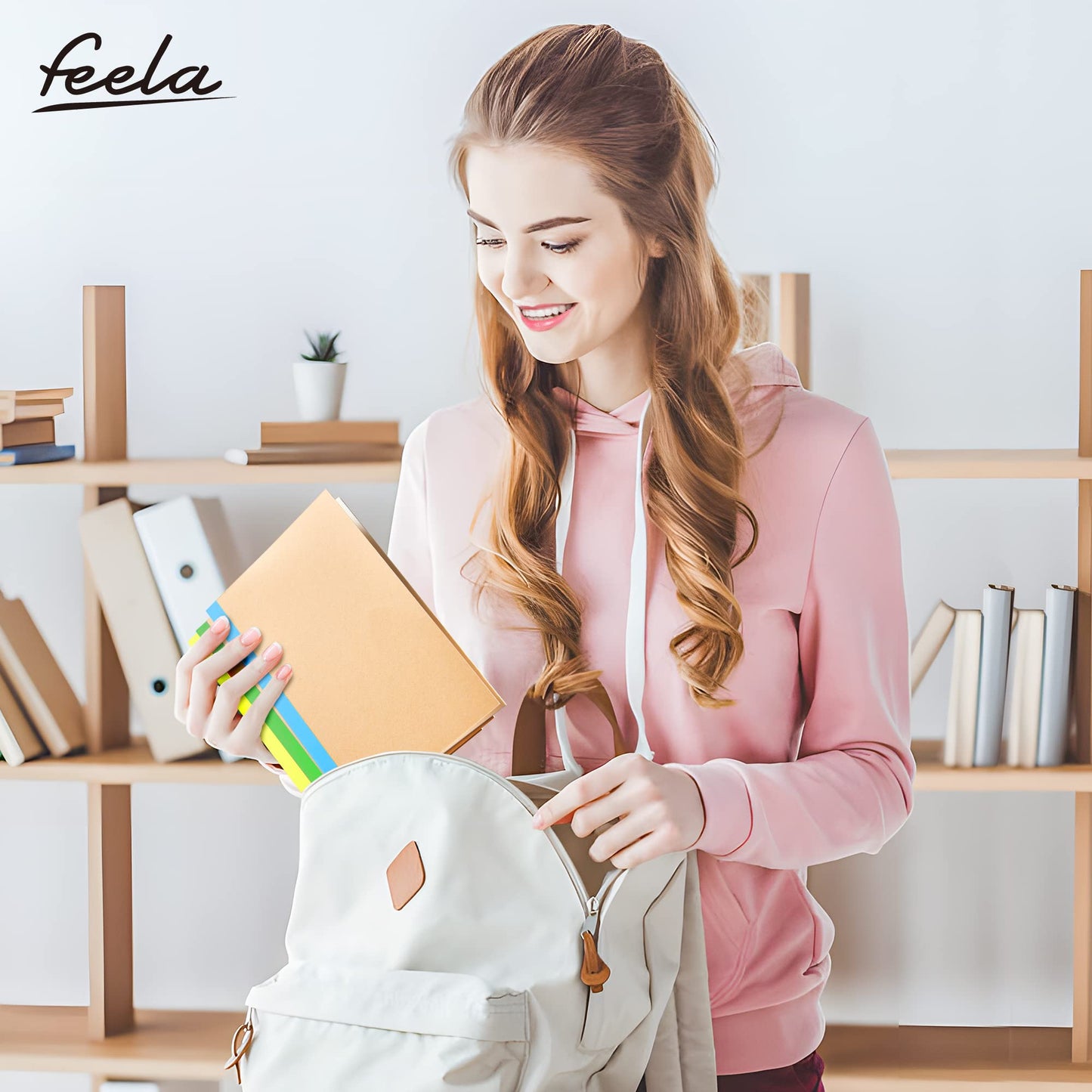 32 Pack Composition Notebooks Bulk, Feela Kraft Cover Lined Blank College Ruled Composition Travel Journals with Rainbow Spines For Women Students Business, 60 Pages, 8.3”x 5.5”, A5, 8 Colors