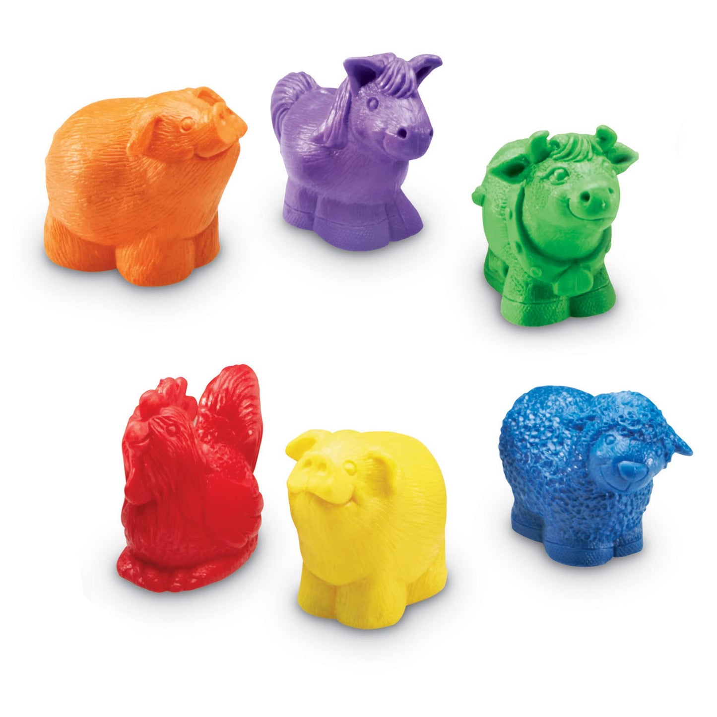 Learning Resources LER7408 Jumbo Farm Counters, Educational Counting and Sorting Toy, Set of 30
