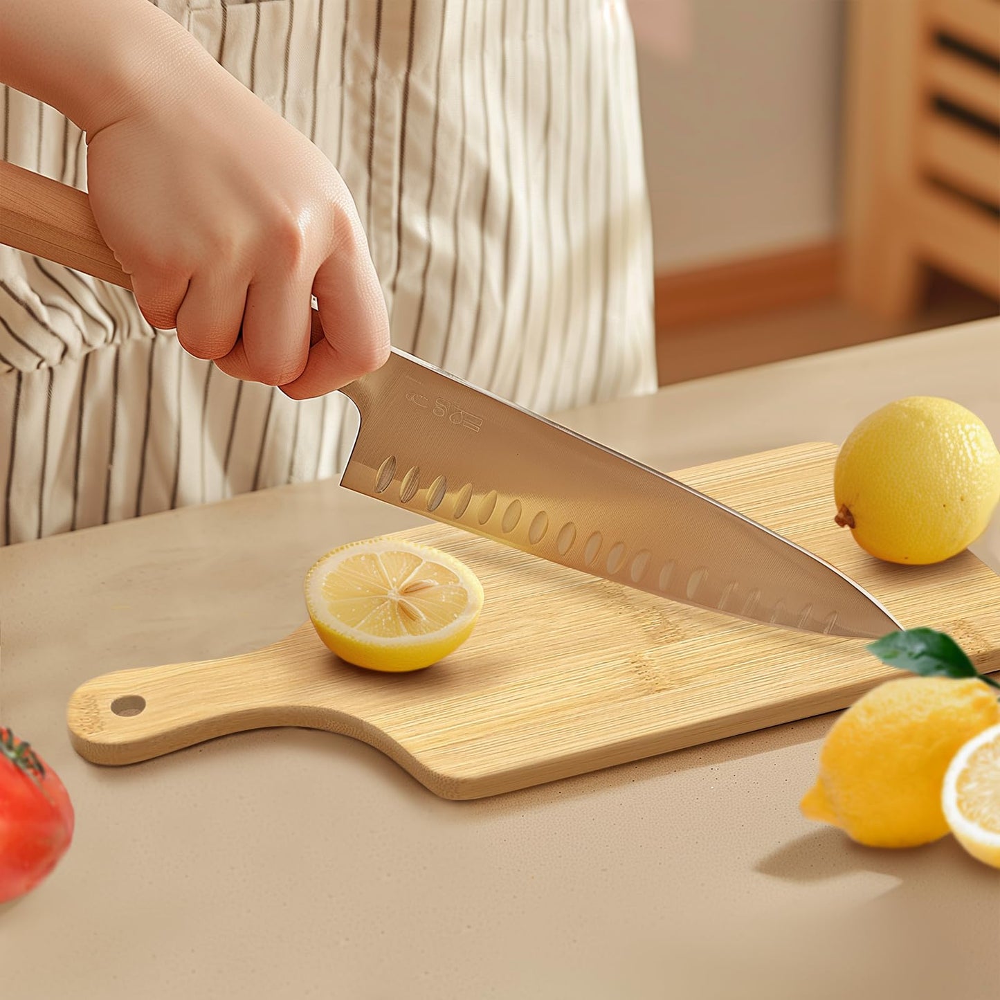 25 PCS Cutting Board Bulk Wood Chopping Board Laser Engraving Serving Board with Handle Charcuterie Boards for Customized Mother's Day Housewarming Gift 11" x 5" Bamboo