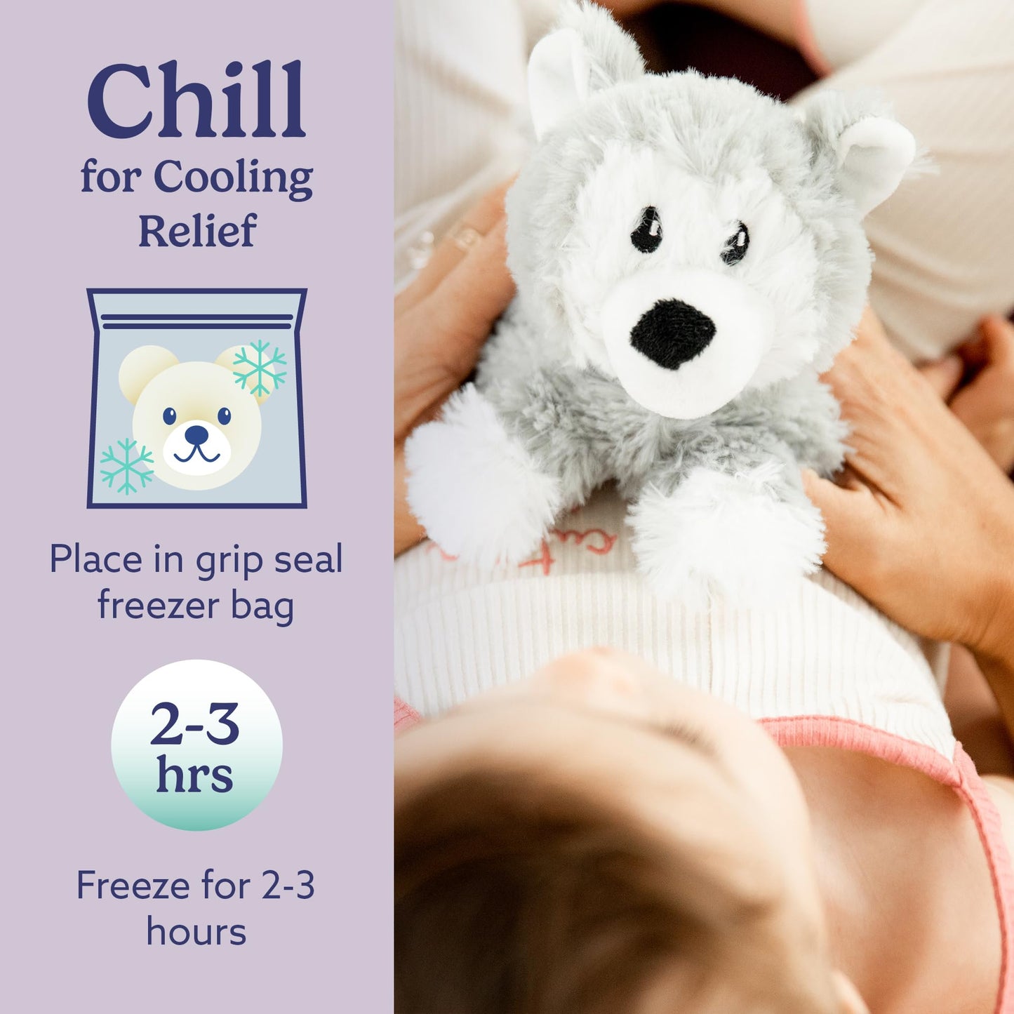 Intelex Husky Cozy Plush, Lavender, 2 Pound