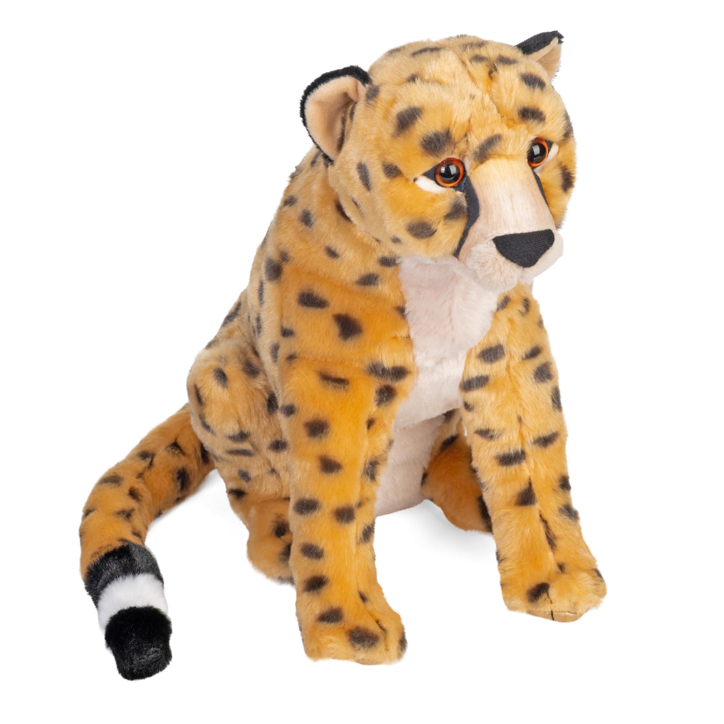 Wild Republic Artist Collection Cheetah, Stuffed Animal, 13 Inches, Plush Toy, Fill is Spun Recycled Water Bottles